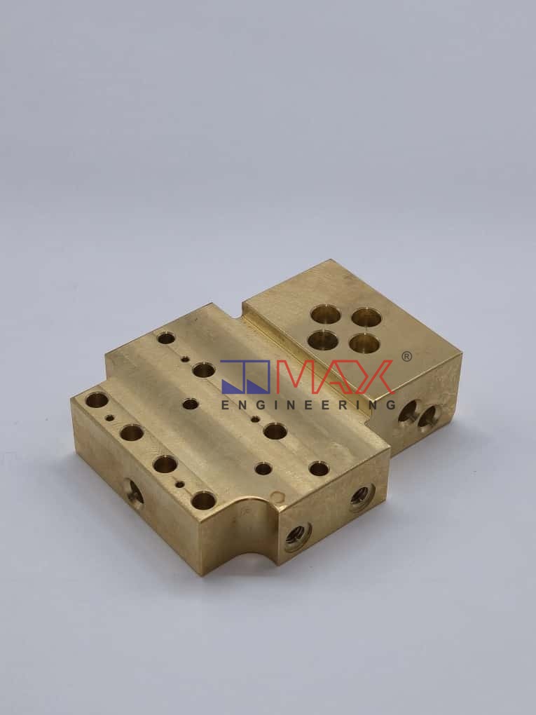 Precision  Mechanical Machining Parts Valve Block